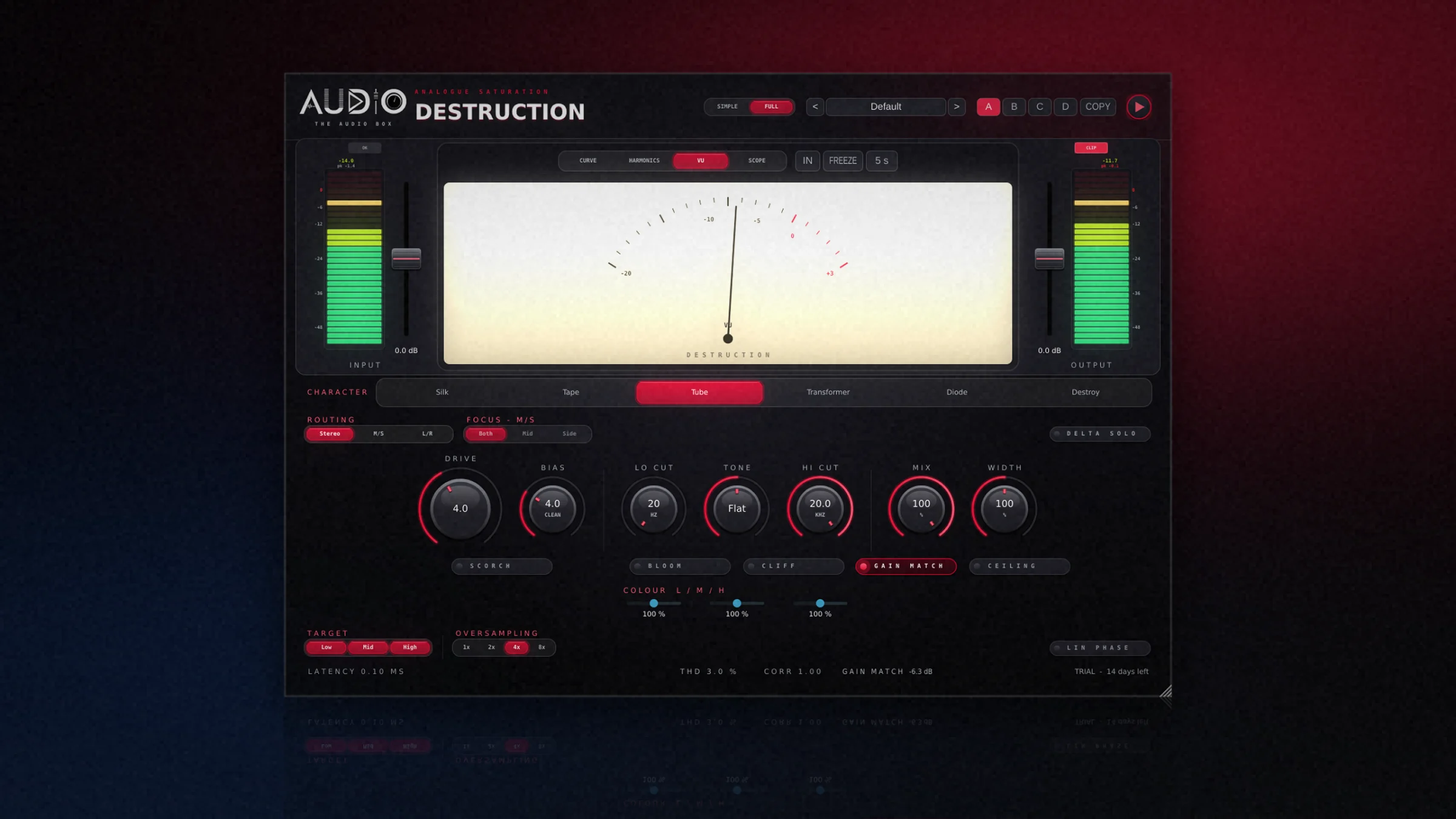 Destruction — analogue saturation plugin